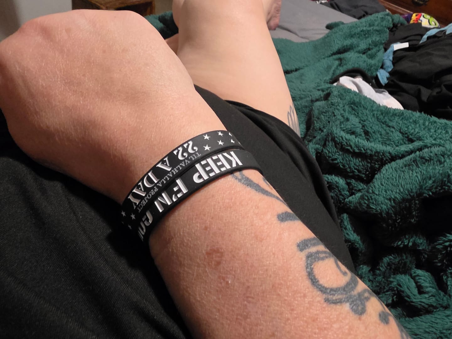 Customer photo review of 22 A Day - Silicone Bracelet