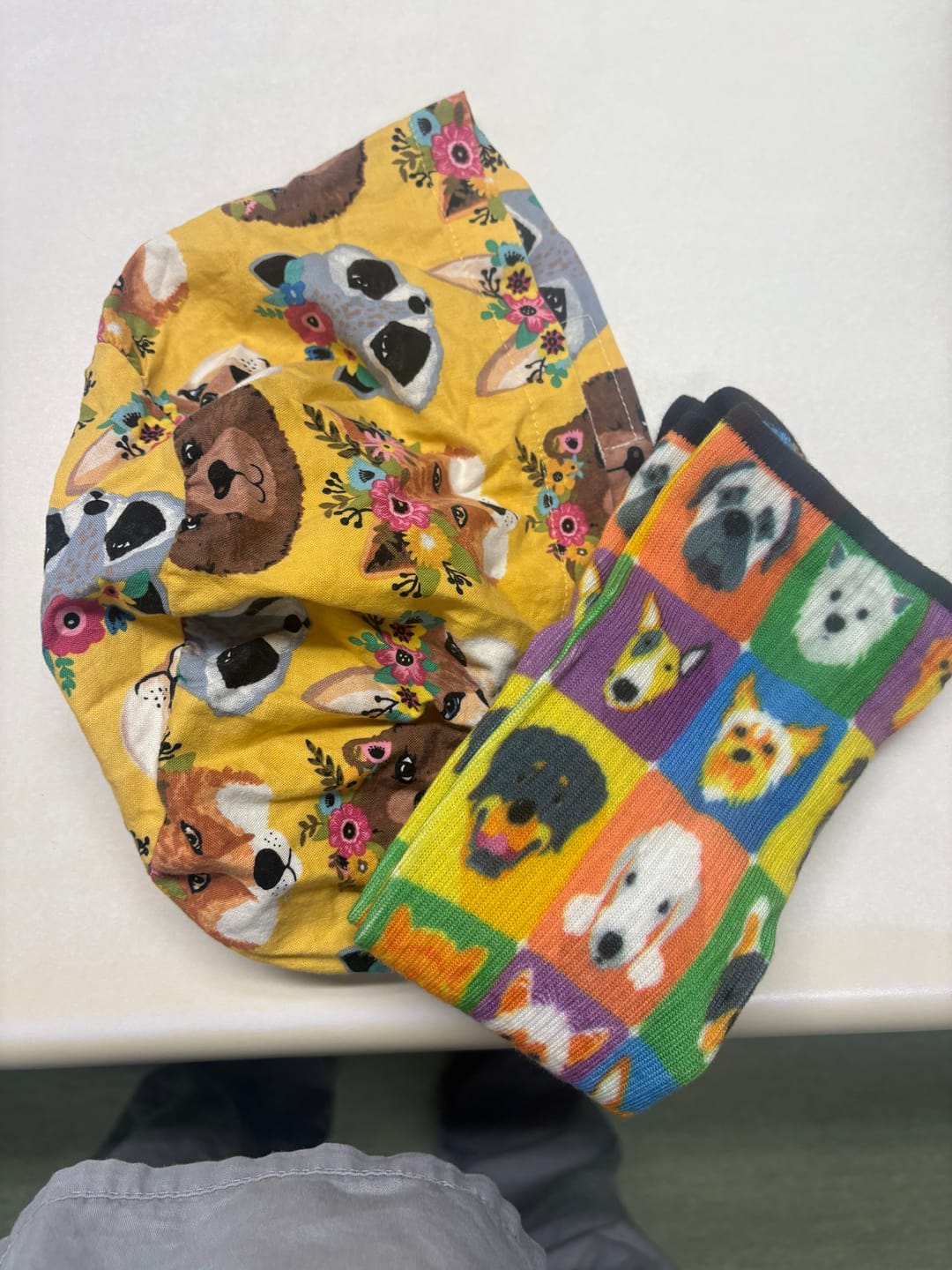 Customer photo review of Paws n Bones Compression Socks