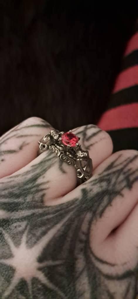Customer photo review of Vampire Bat Ring