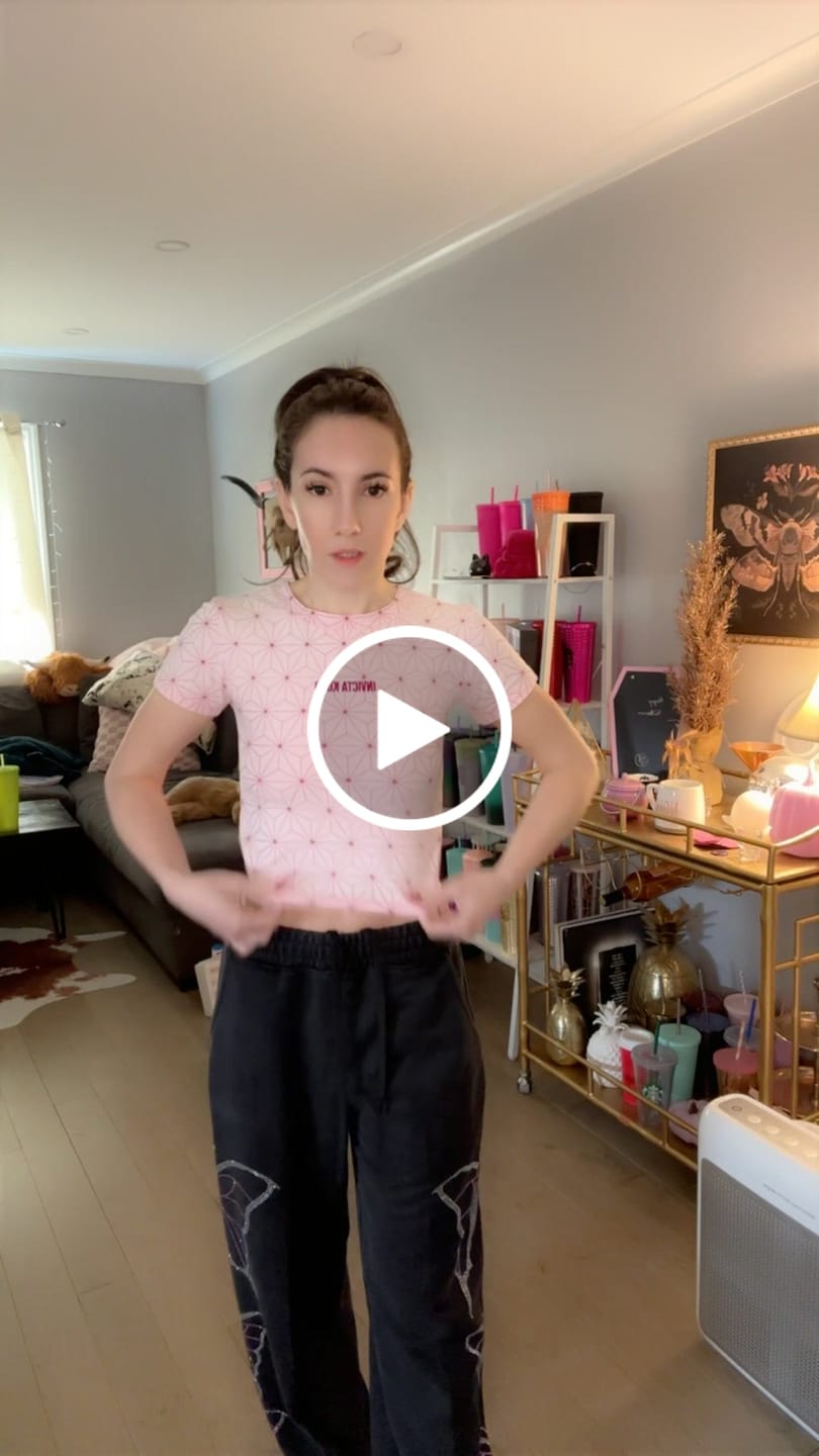 Customer video review of Pink Pattern Baby Tee