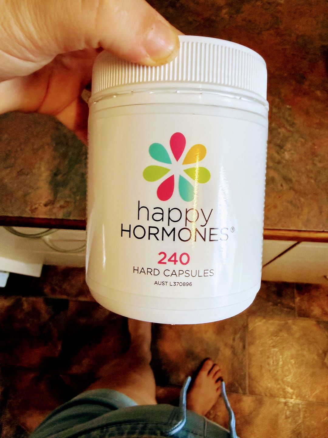 Customer photo review of Hormone Balance Supplement - Happy Hormones® Capsules