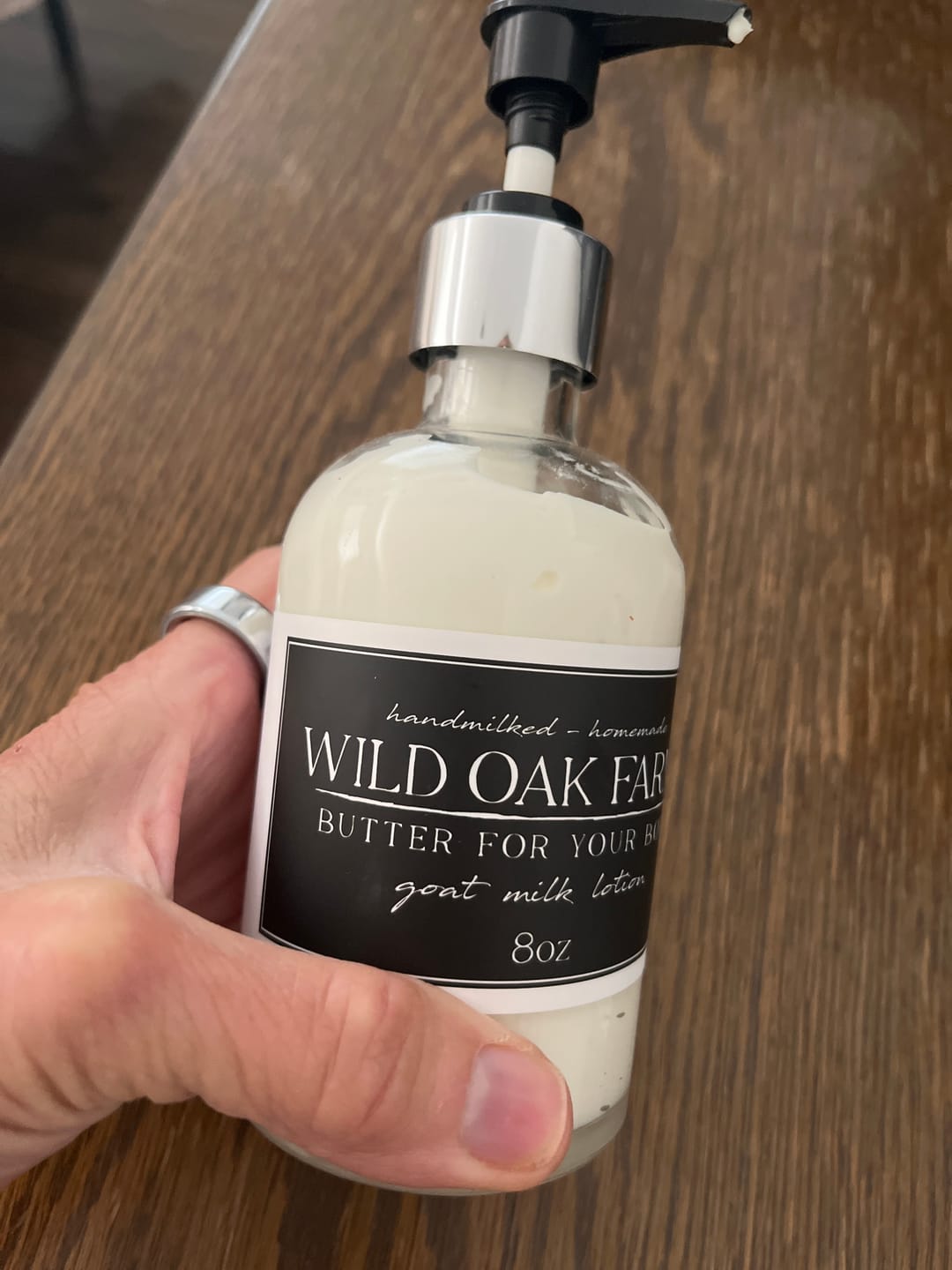 Customer photo review of PUMP Bottle Body Butter 8oz