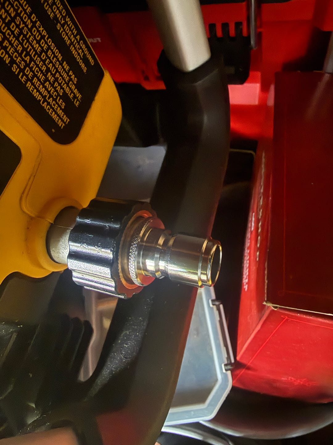 Customer photo review of Automatic M22-14mm Quick Connect Kit