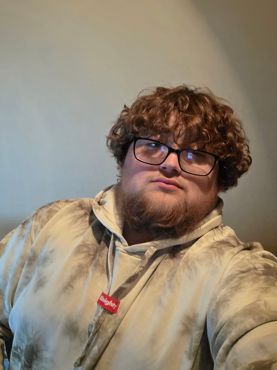 Customer photo review of 80Eighty® Tie Dye Olive Hoodie