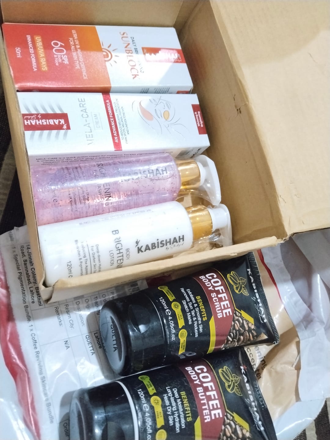 Customer photo review of Special Pigmentation Bundle