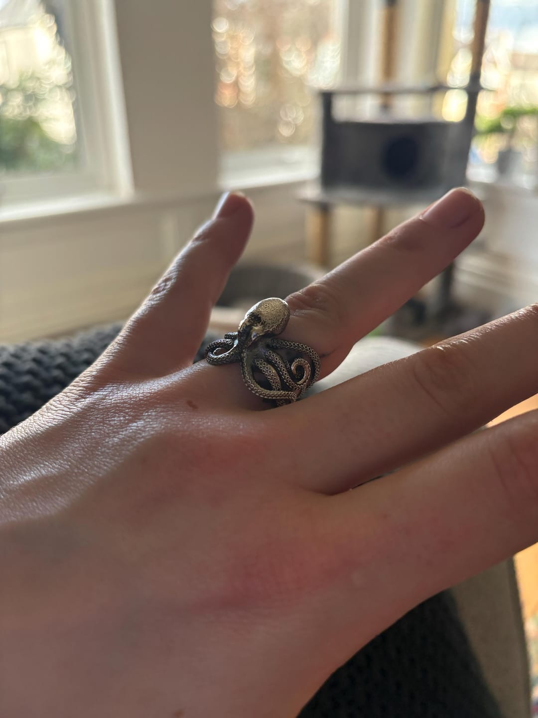 Customer photo review of Octopus Ring