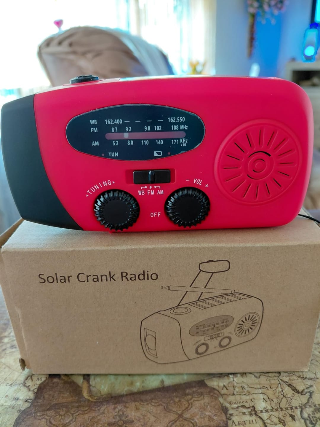 Customer photo review of Wielofunkcyjne Radio Awaryjne – Solarne, Dynamo i Powerbank