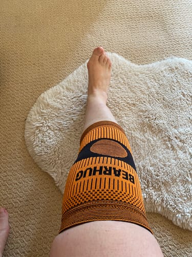 Customer photo review of Knee Support For Arthritic Relief & Pain Recovery