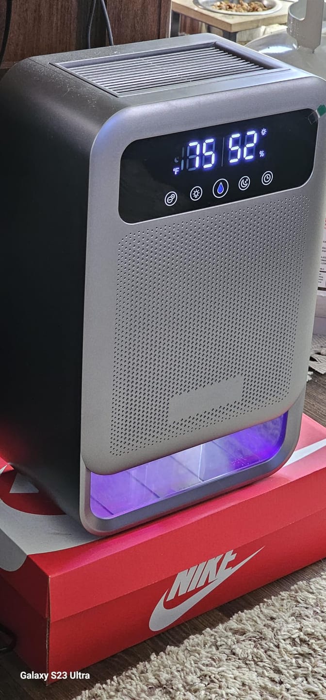 Customer photo review of Frizzlife Dehumidifier with Air Purifier, DH80
