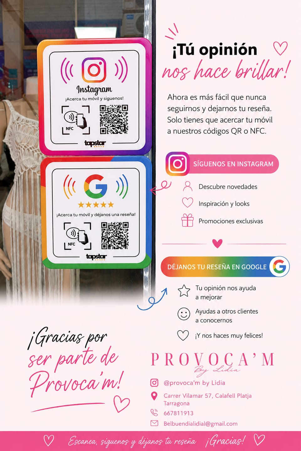 Customer photo review of Placa Seguidores Instagram