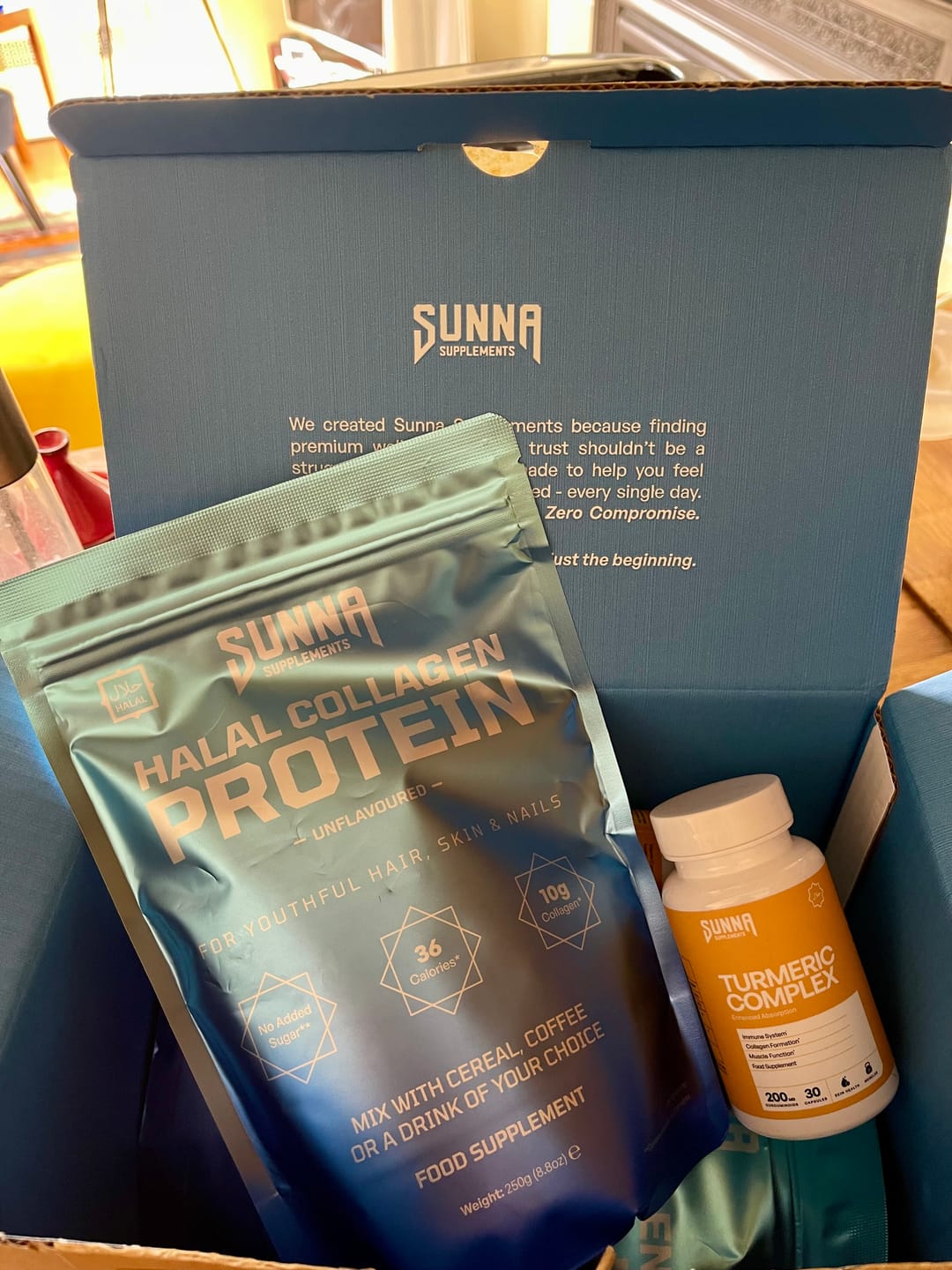 Customer photo review of Halal Collagen Protein