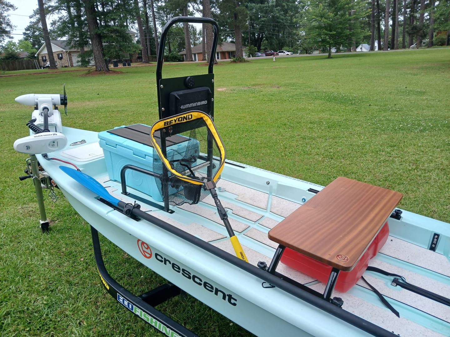 Customer photo review of Beyond Braid Floating Fishing Net with Handle
