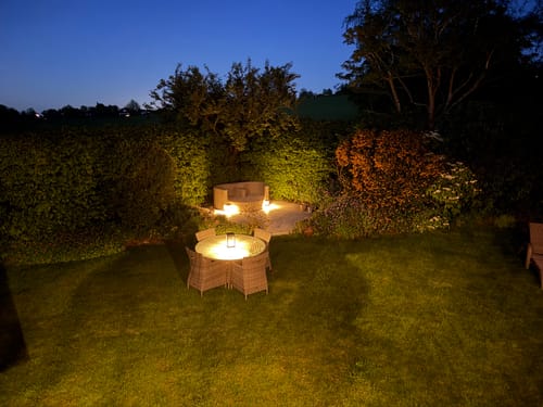 Customer photo review of Luxury Metal Solar Lantern
