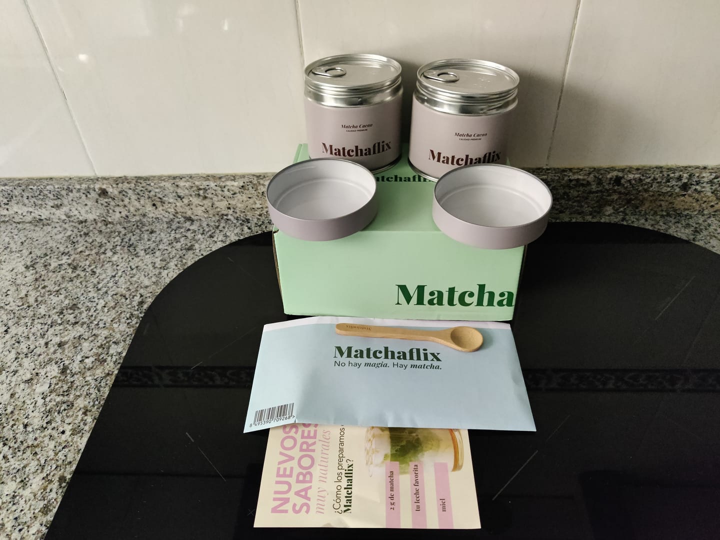 Customer photo review of Té Matcha Premium Cacao