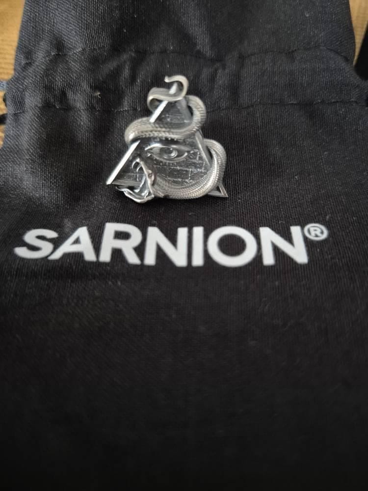 Customer photo review of All-Seeing Eye Cufflinks