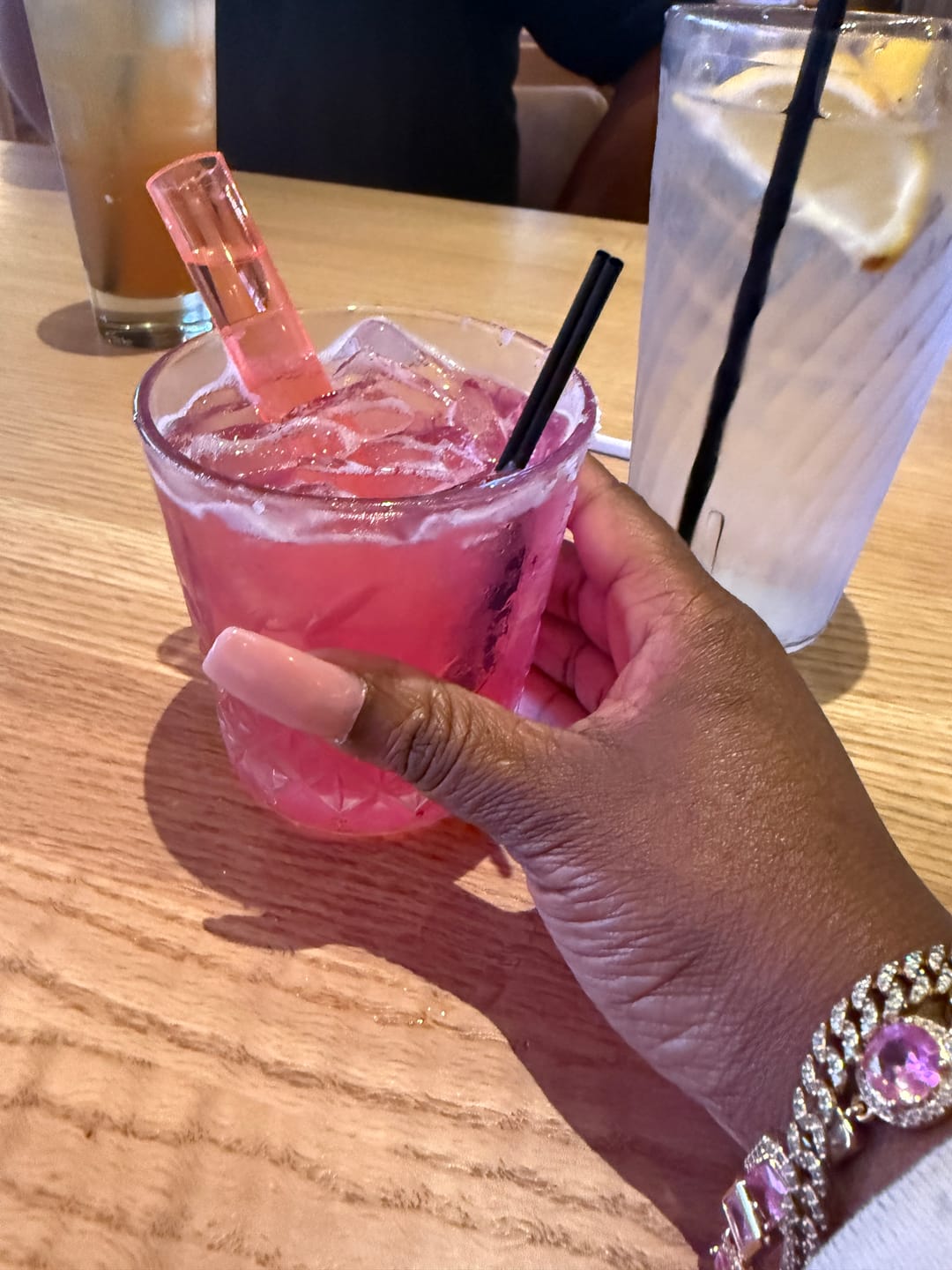 Customer photo review of Amour Pink Solstice Gemstone Bracelet