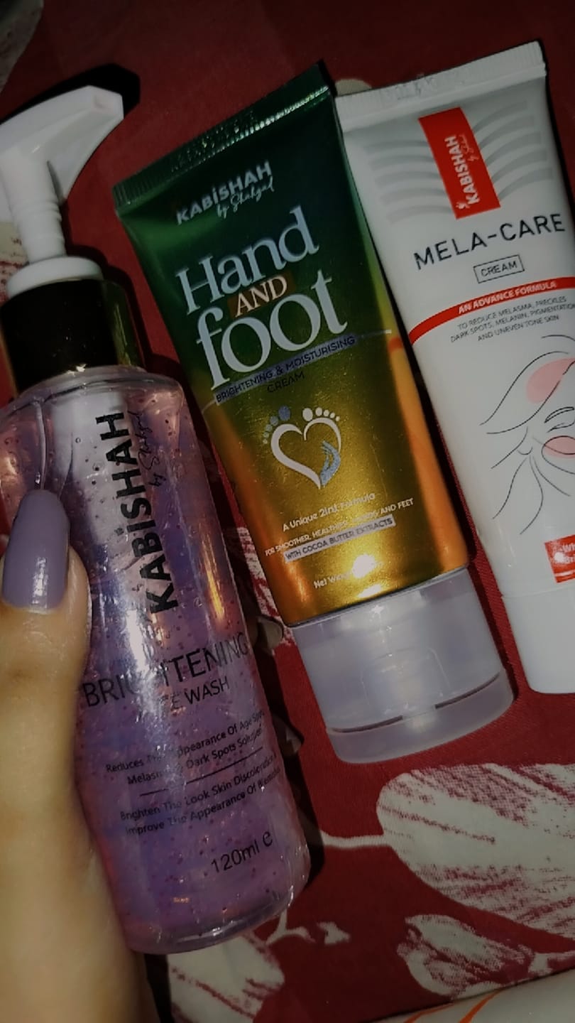 Customer photo review of Hand & foot Brightening and Moisturizing Cream