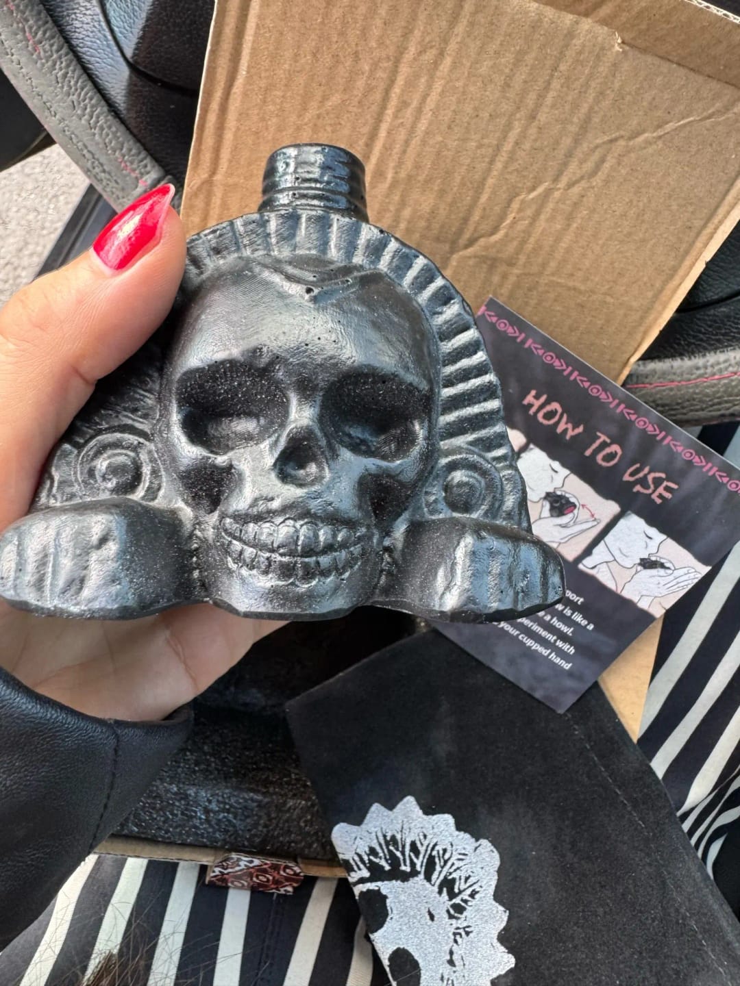 Customer photo review of Aztec Death Whistle