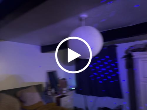 Customer video review of RaveLight™ 9-Eye Laser Party Light