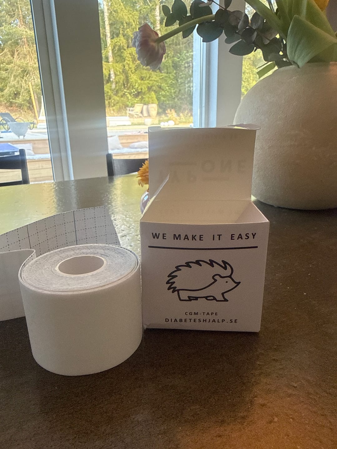 Customer photo review of Tejp för CGM-sensor & Insulinpump – Extra Fixering
