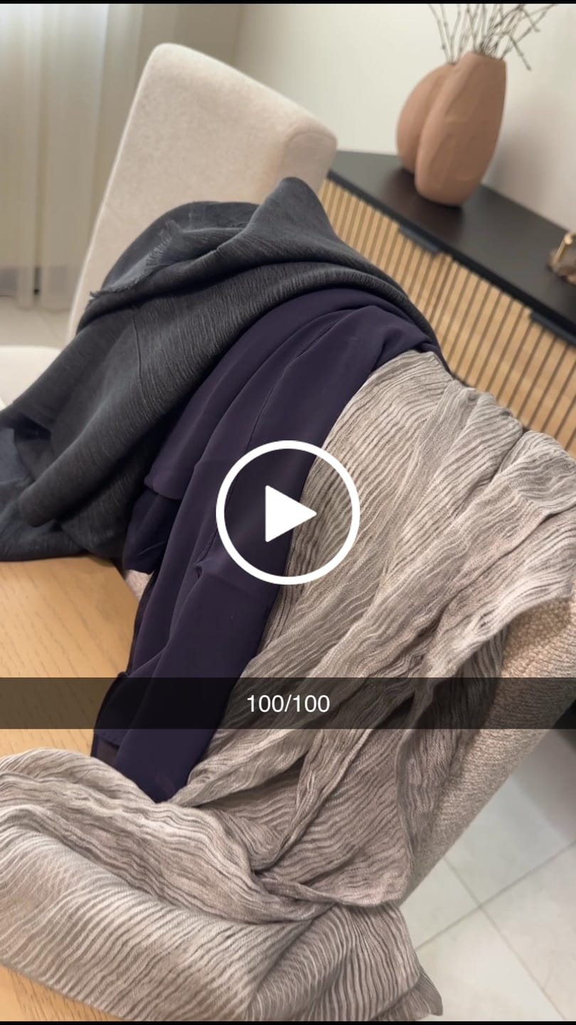 Customer video review of Nus Turkey Nus Chiffon Hijab