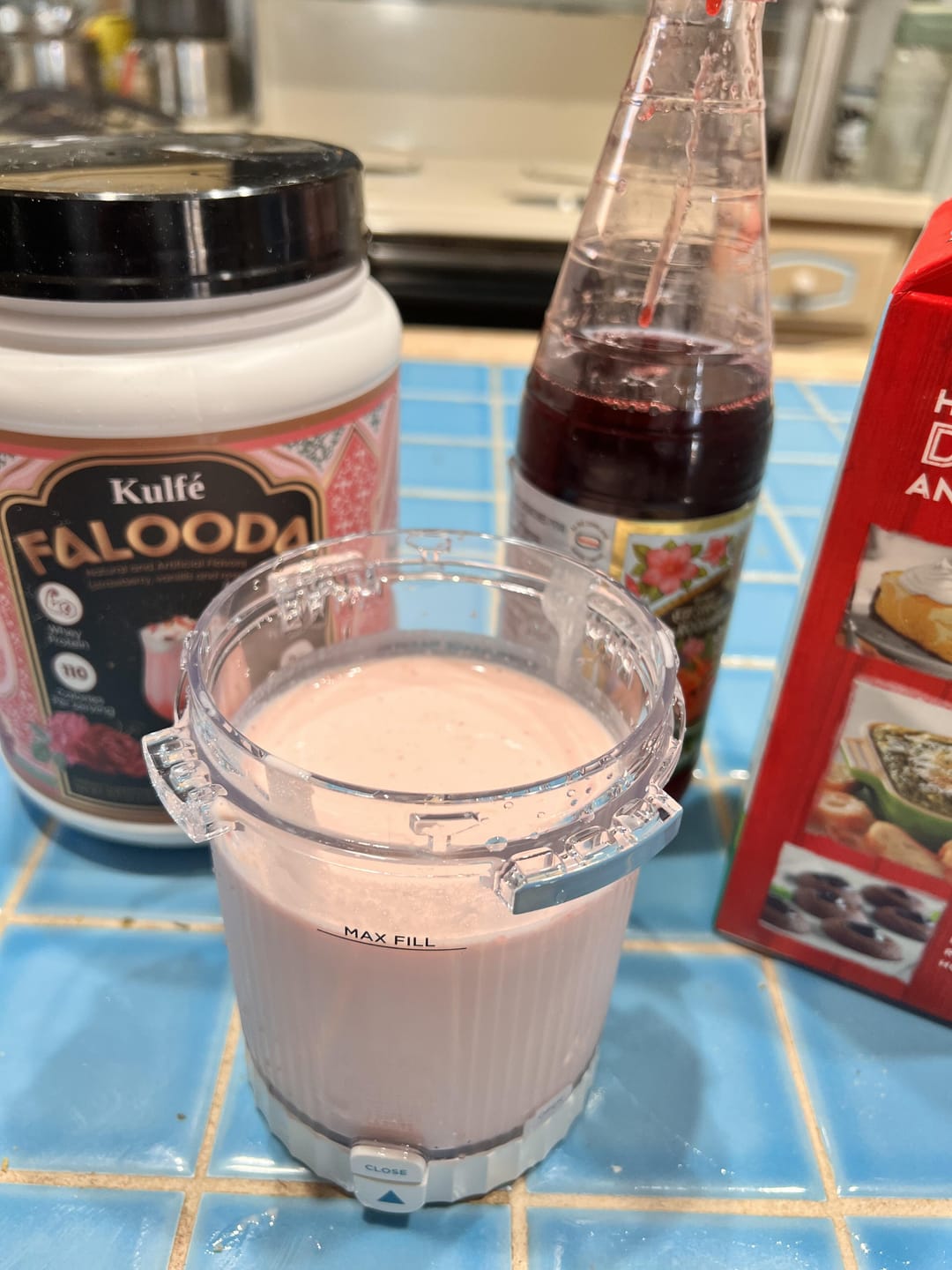 Customer photo review of Mango Malai Whey Protein Powder