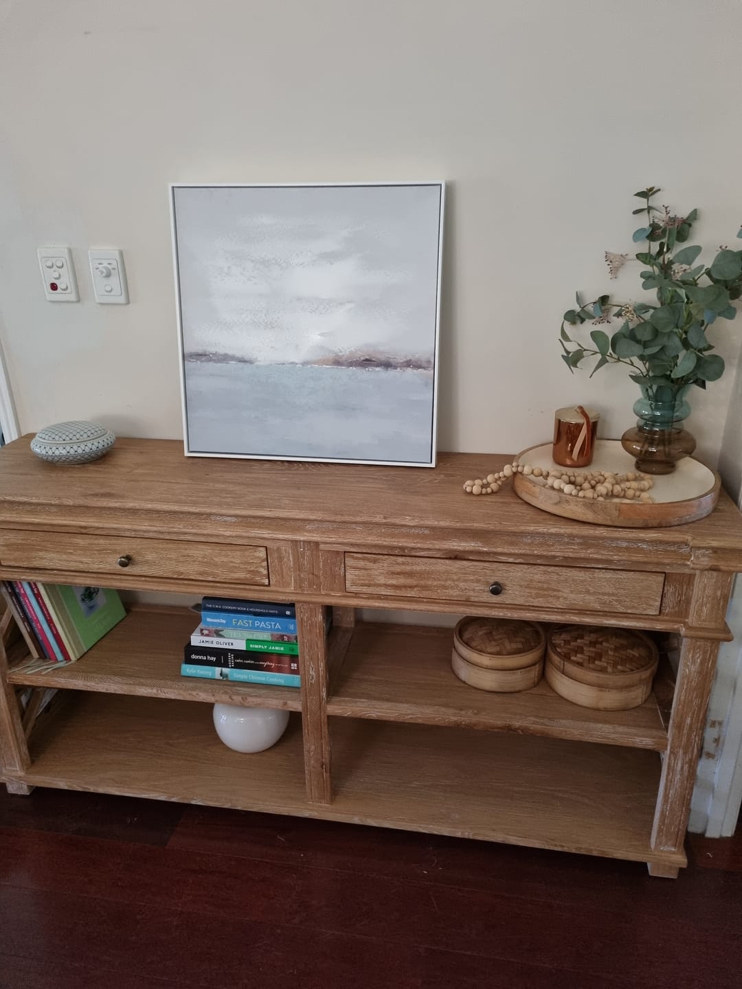 Customer photo review of North Harbour Medium Console Table