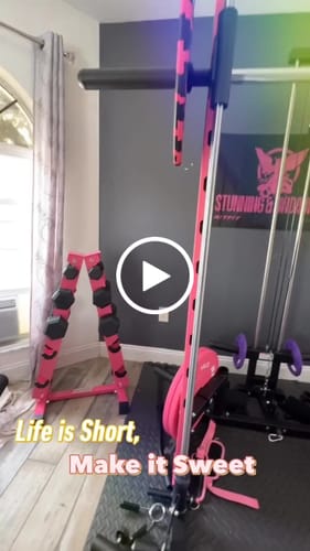 Customer video review of RitFit A-Frame Dumbbell Storage Rack Stand 5 Pairs