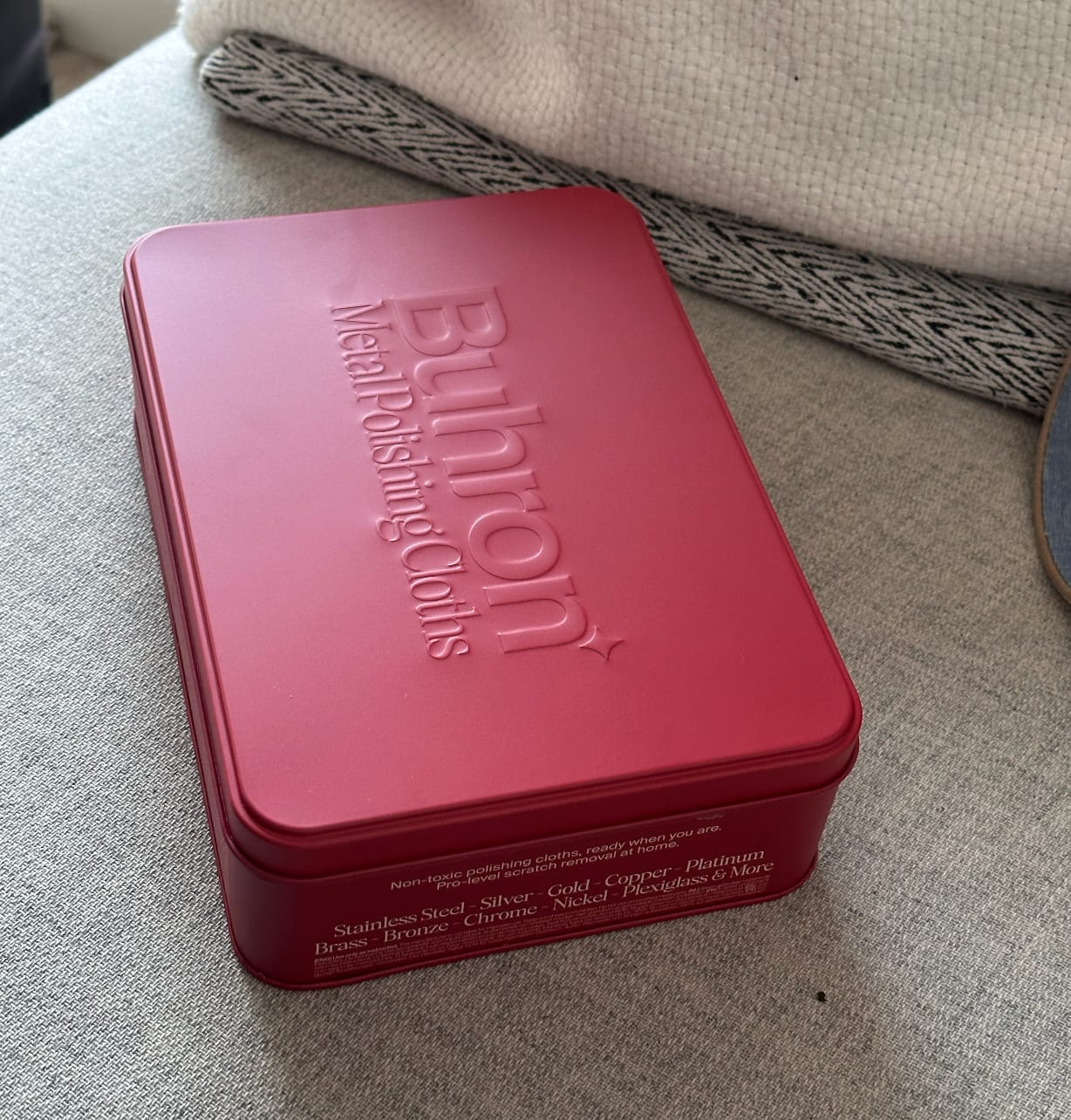 Customer photo review of Metal Polishing Tin Professional size