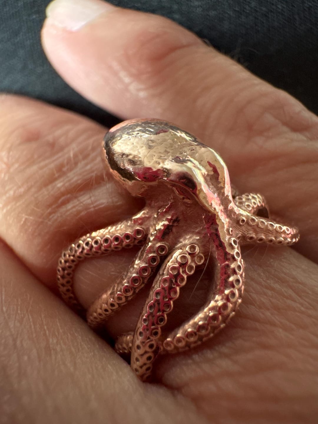 Customer photo review of Octopus Ring