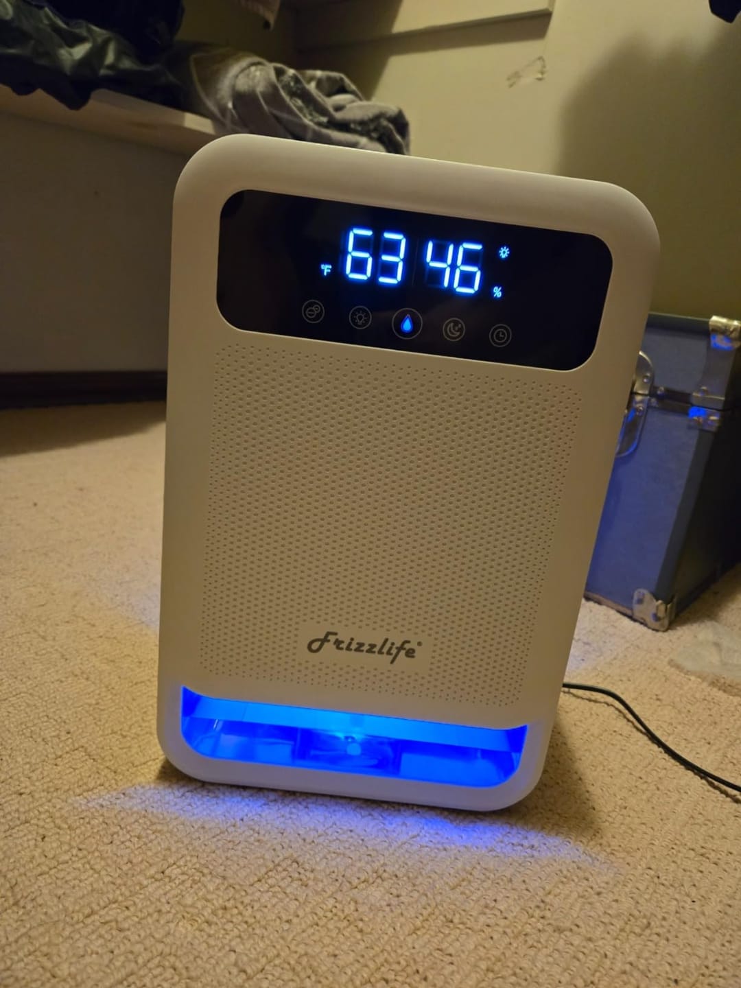 Customer photo review of Frizzlife Dehumidifier with Air Purifier, DH80