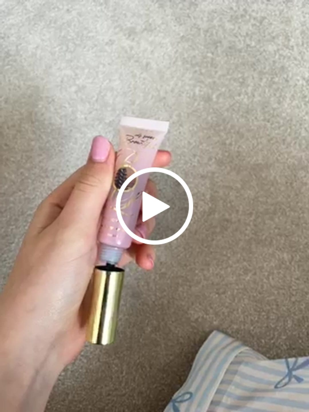 Customer video review of Babyccino Clear Eyebrow Gel