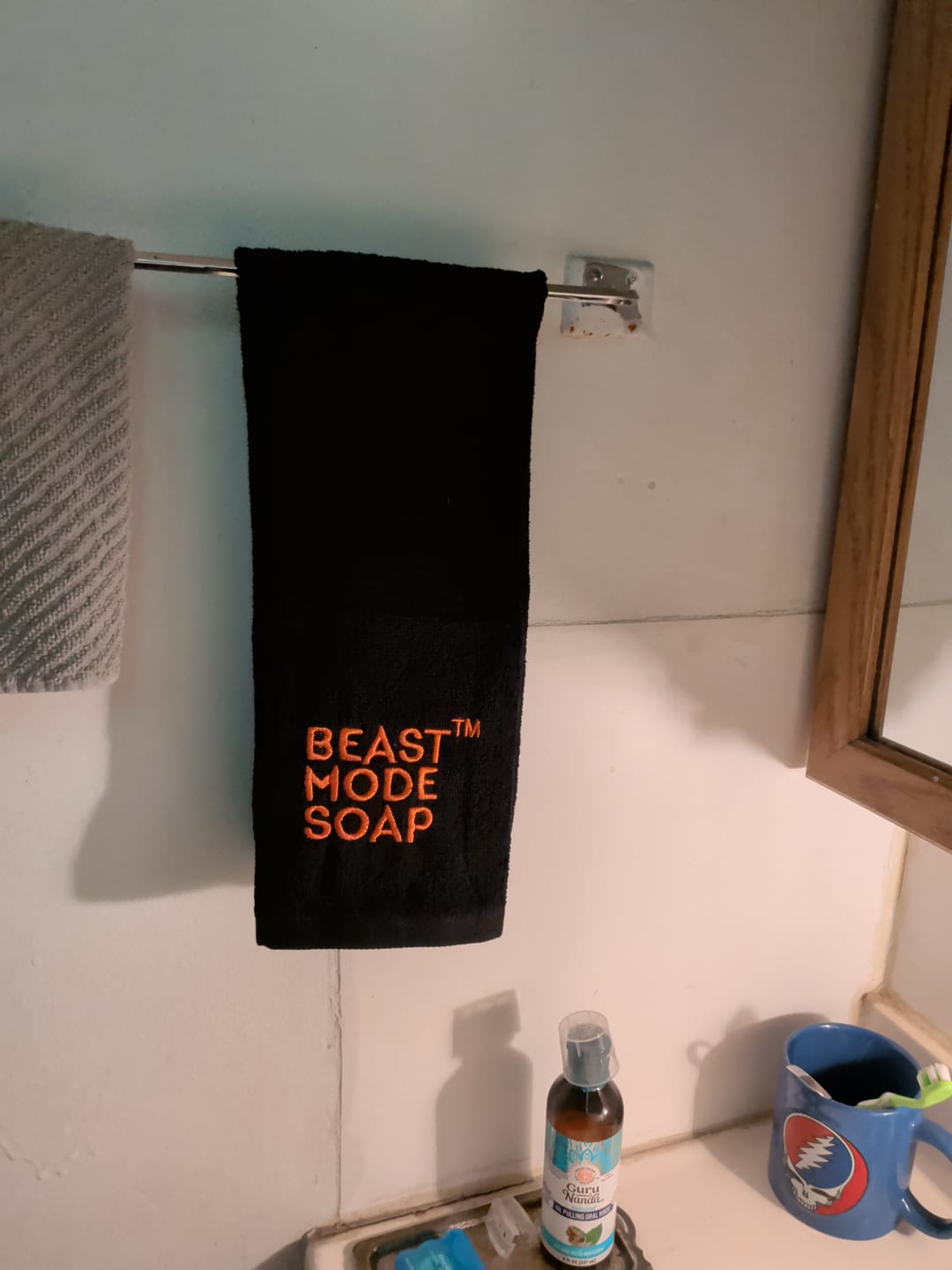Customer photo review of 100% Cotton Utility Towel