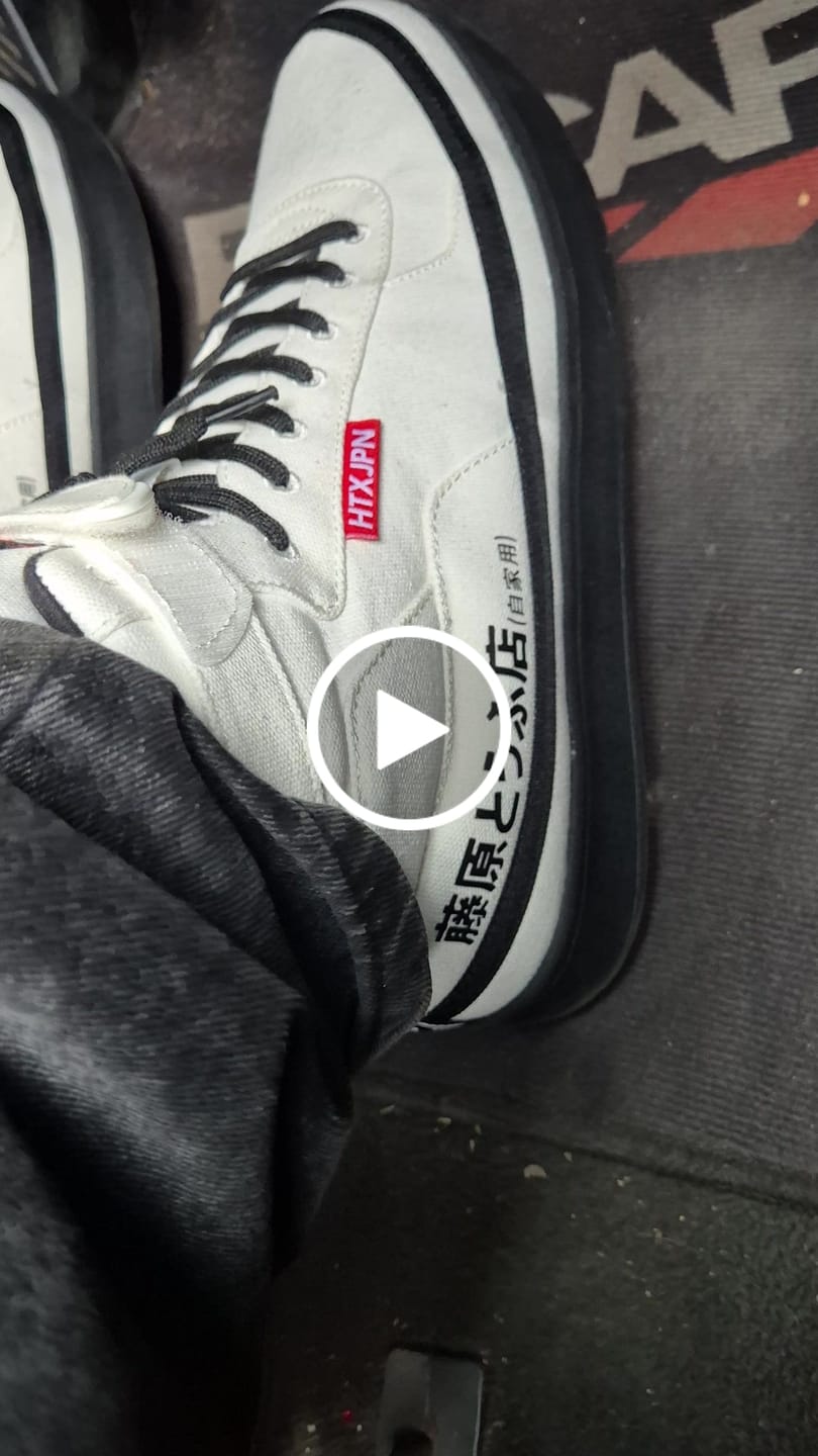 Customer video review of HTXJPN Fuji3 High Top Sneakers