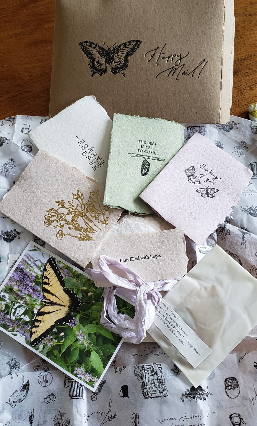 Customer photo review of Monthly Artisan Card Subscription