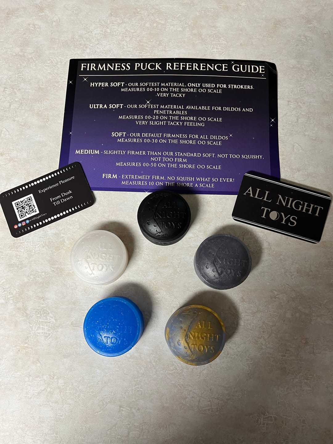 Customer photo review of Firmness Sampler Pack