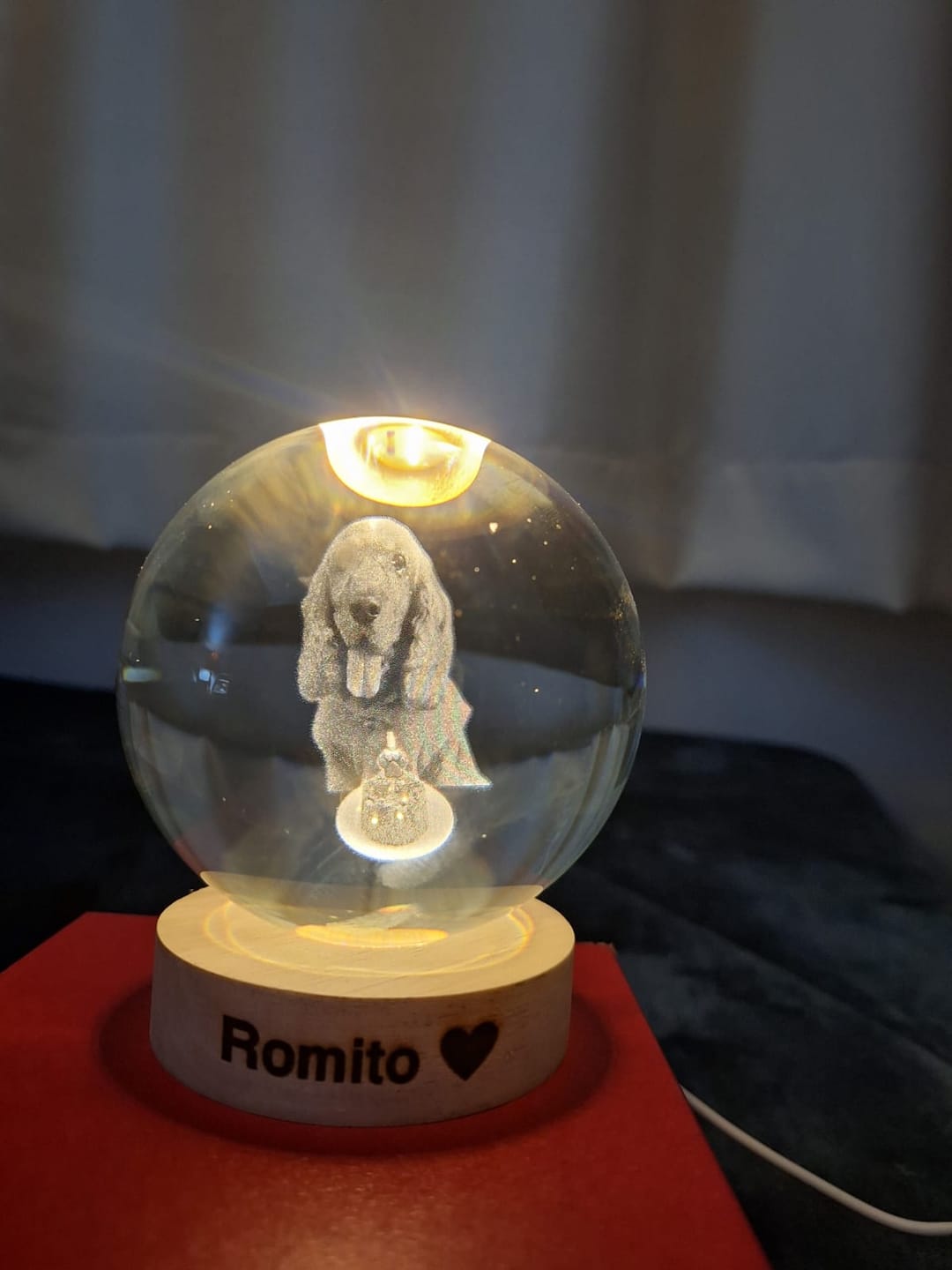 Customer photo review of Esfera Personalizada