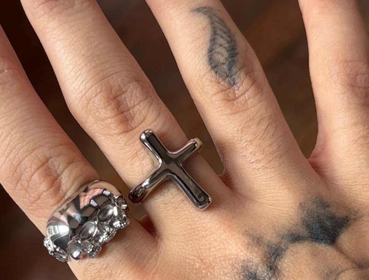 Customer photo review of TRIPLE THREAT RING