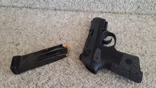 Customer photo review of SnapPoint 9mm Snap Caps (Set of 20)– Real-Weight Dry Fire Dummy Rounds w/ SnapPlug Primer