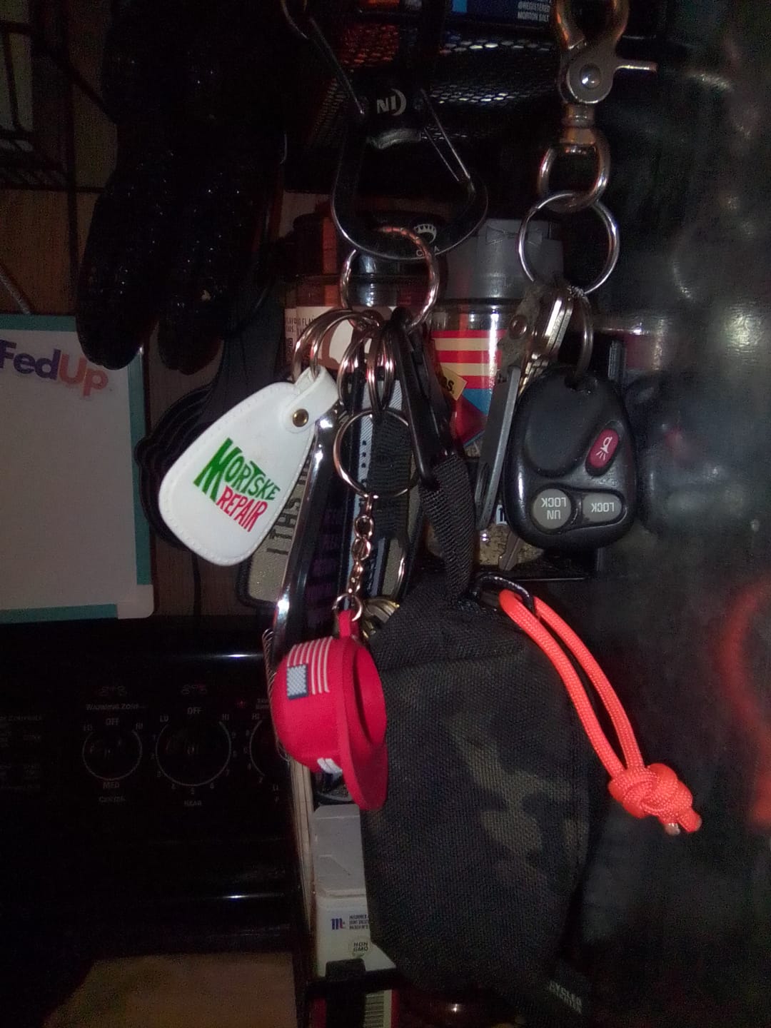 Customer photo review of MAGA Hat Keychain (Limited Edition)