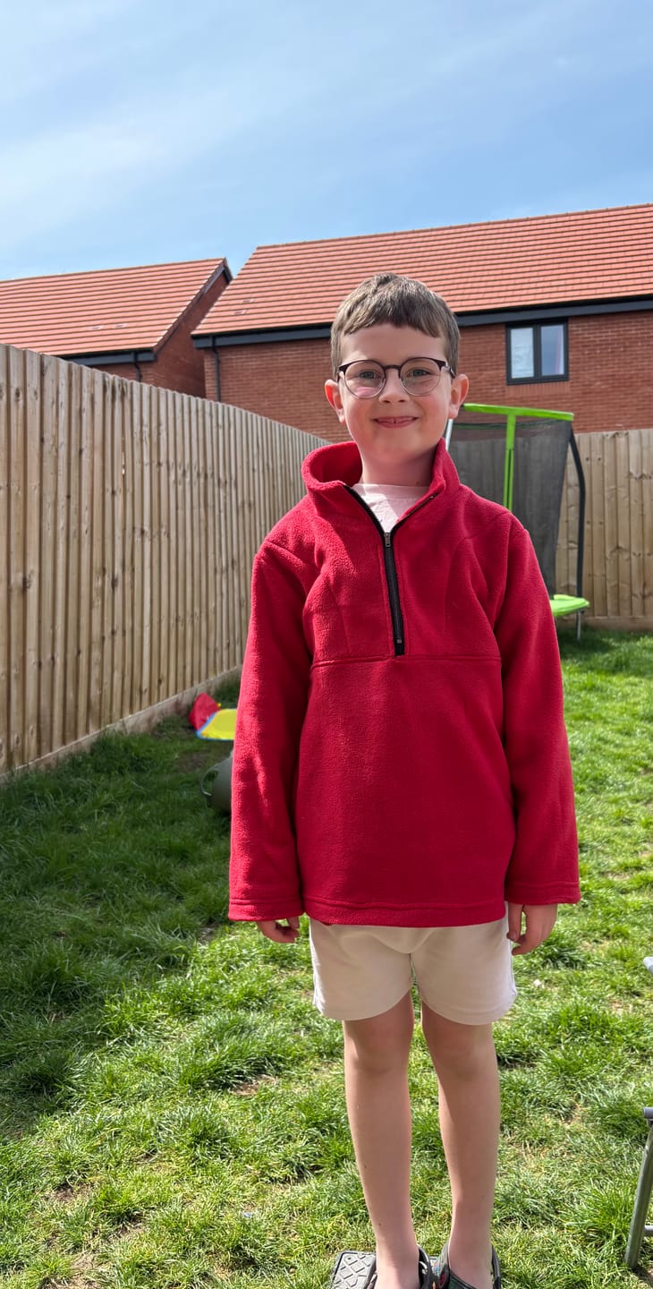 Customer photo review of Special Offer #2 - Plain Polar Fleece Fabric - 2 metre Pre-cut