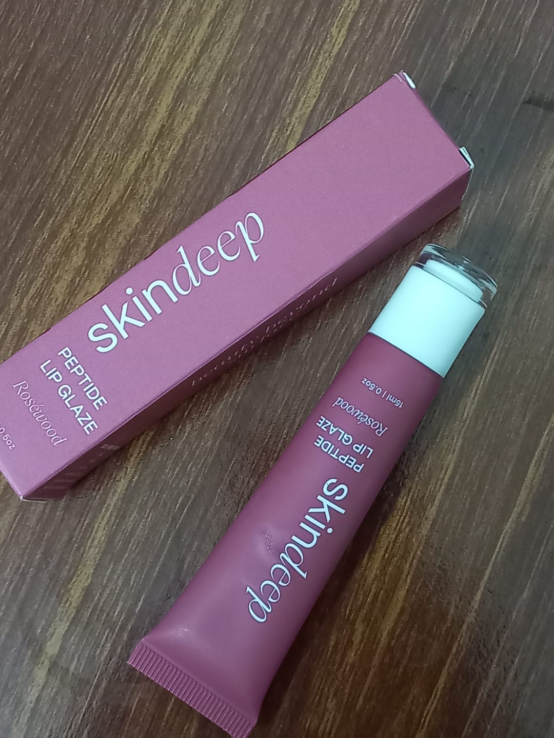 Customer photo review of Peptide Lip Glaze