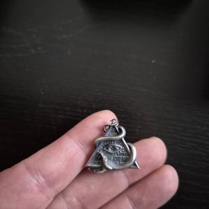 Customer photo review of All-Seeing Eye Cufflinks