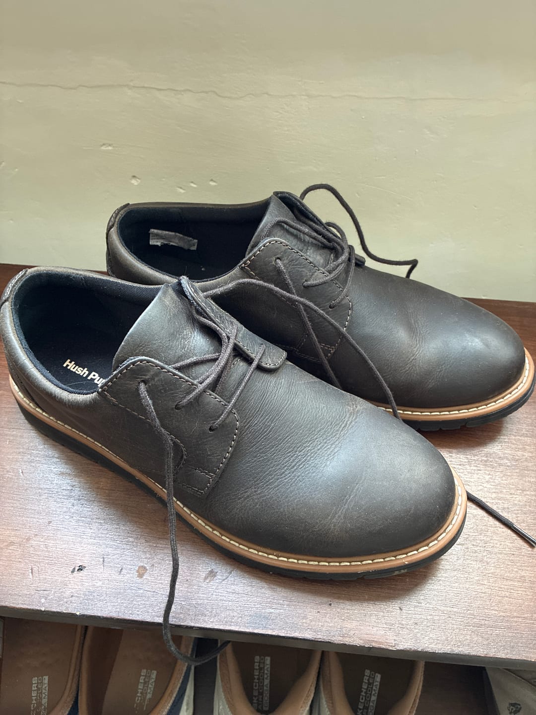 Customer photo review of Brown Jenson Shoes