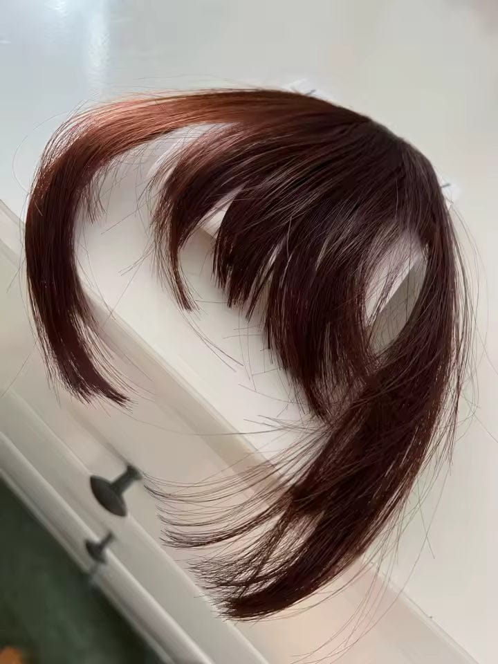 Customer photo review of Remy Clip-In Pony / Fringe