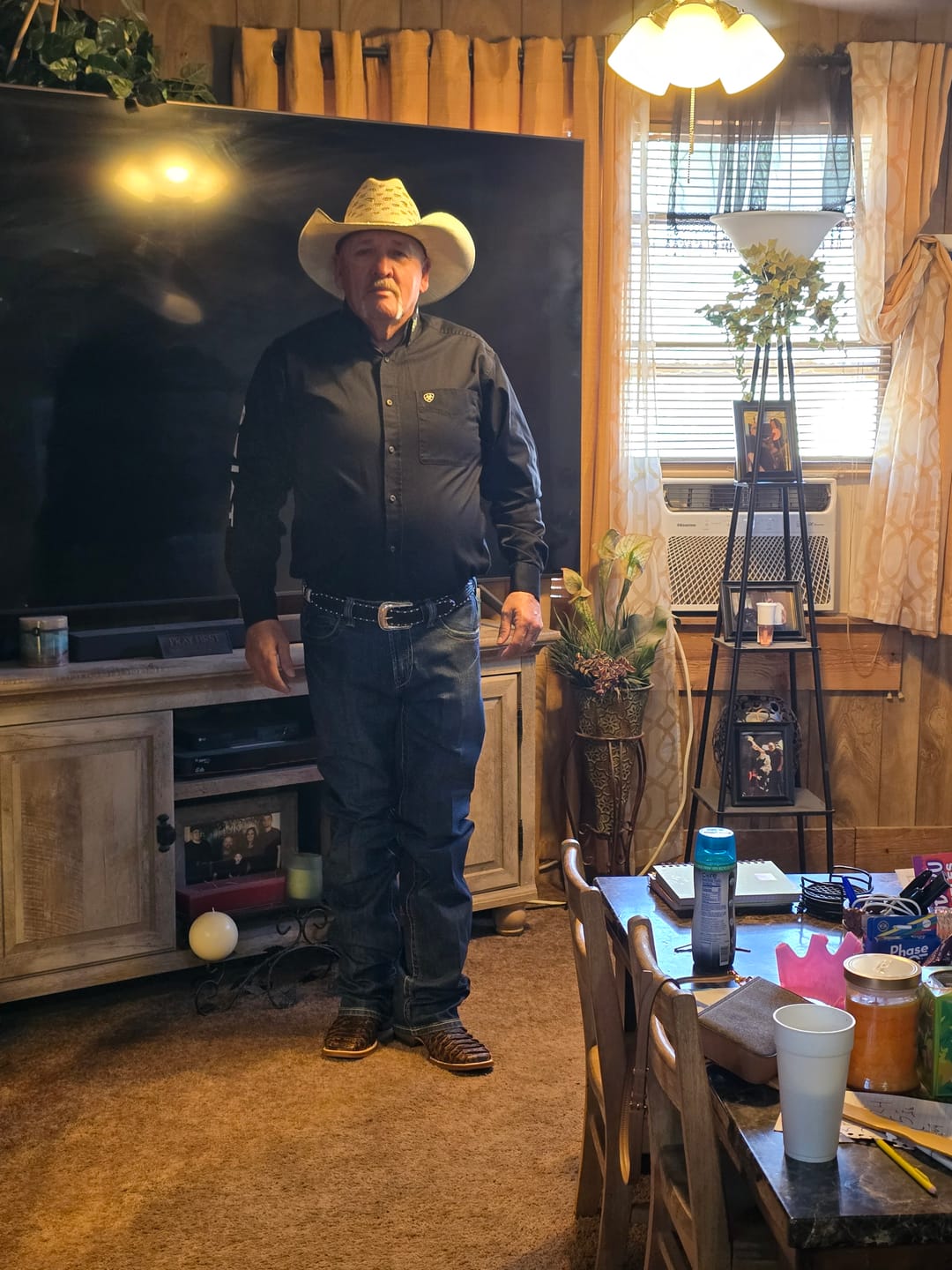 Customer photo review of Cowboy Boot Python Mega Honey