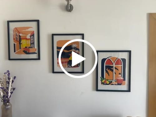 Customer video review of COUNTRYSIDE Goa, India Travel Posters