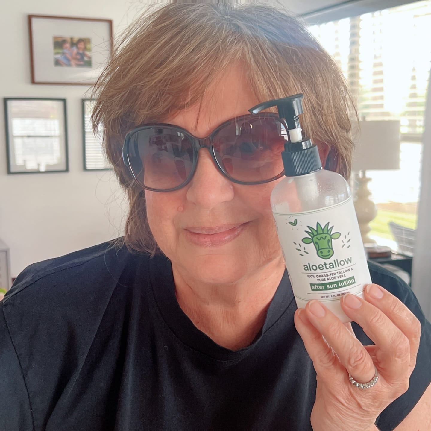 Customer photo review of AloeTallow Clean Hydration Lotion - Tallow + Aloe | 8 Clean Ingredients