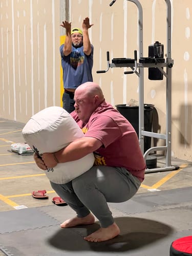 Customer photo review of Strongman Sandbag