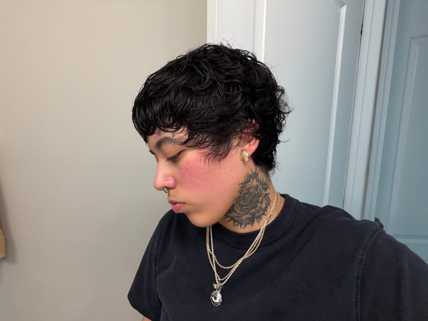 Customer photo review of EVIL EYE PENDANT